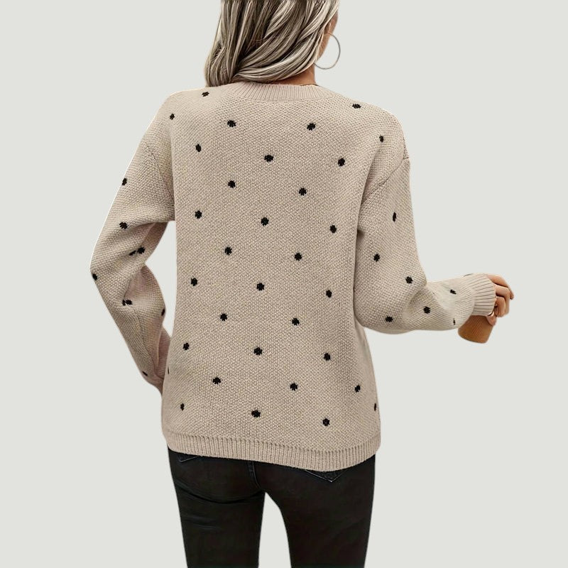 Maria - Pull à Pois Amusant
