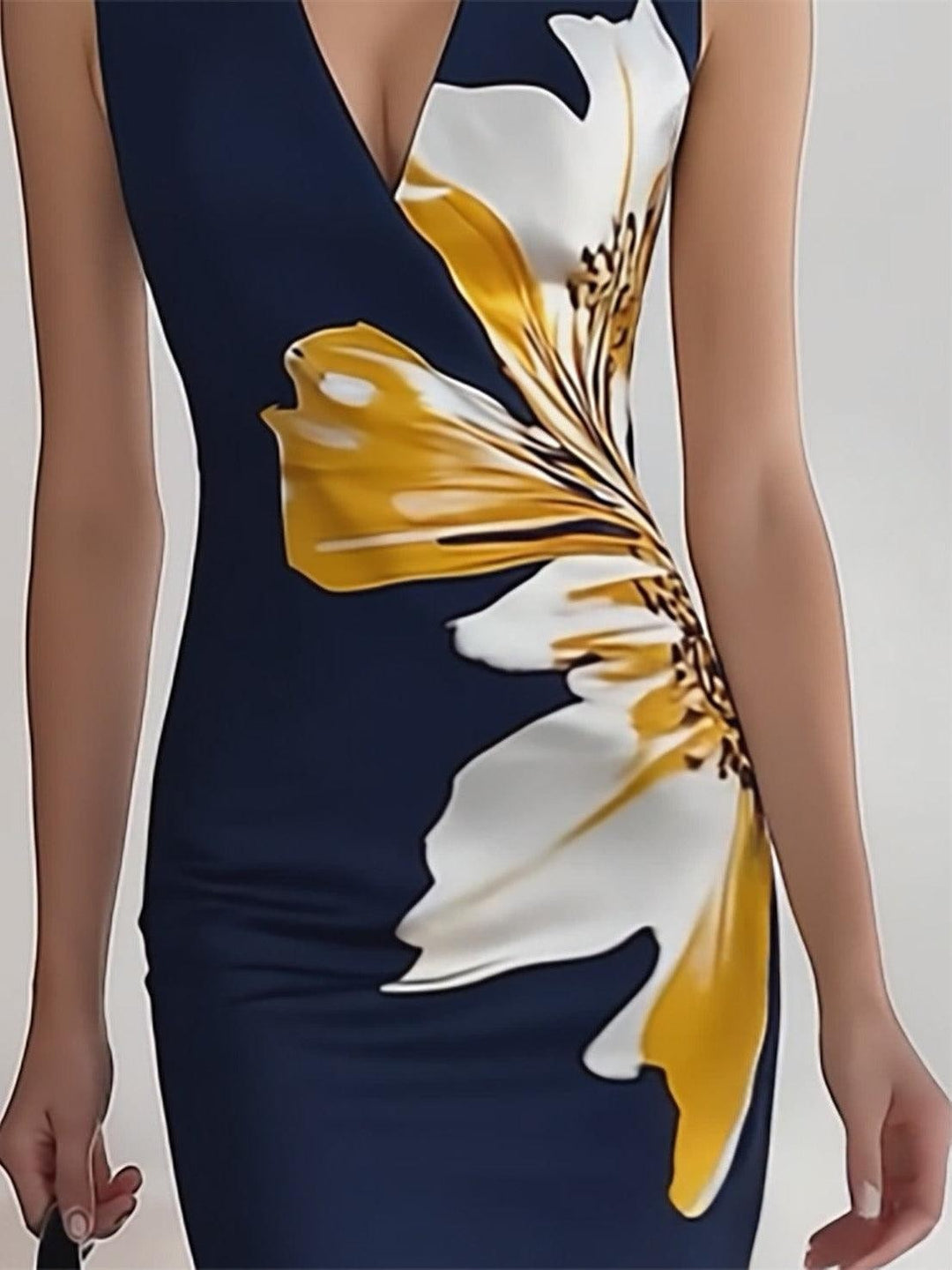 Lily | Robe Midi Élégante pour Festival Glamour de Plage