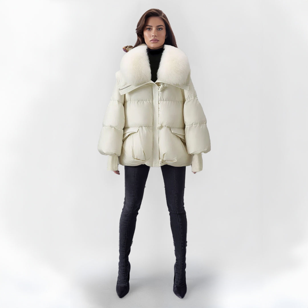 Céline™ - La veste en fausse fourrure élégante