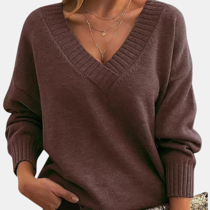 Lenia – Pull Élégant en Mélange de Cachemire