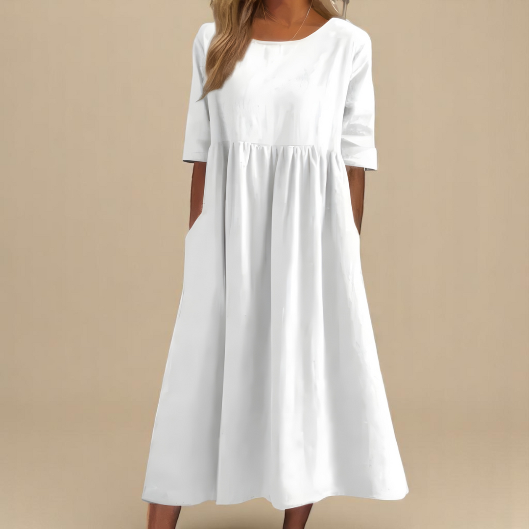 Garance™ Robe Féminine Fluide et Élégante
