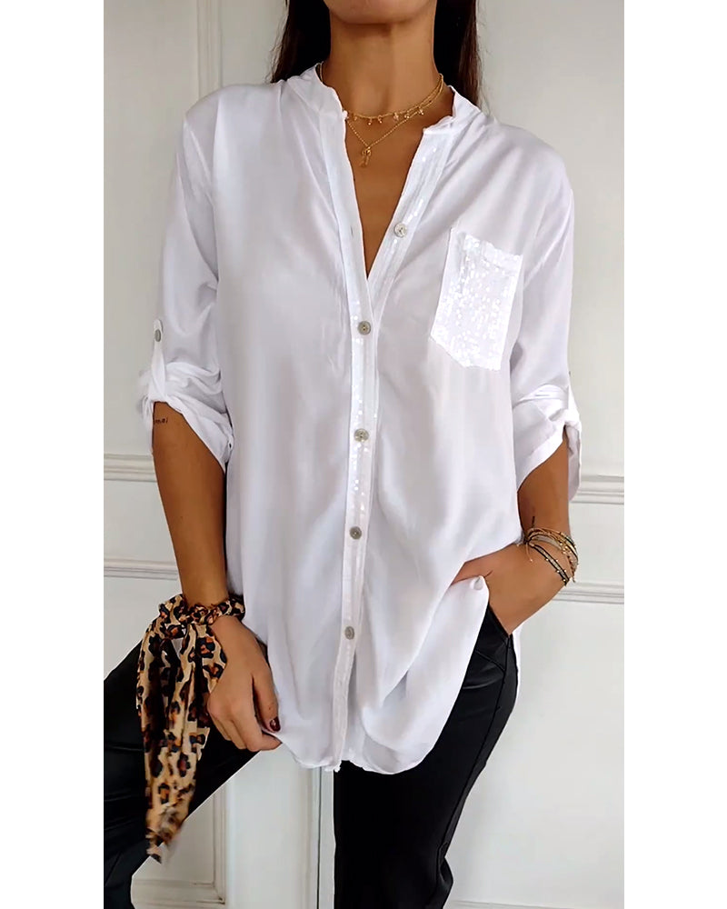 Seo-A | Chemise Décontractée Manches Longues pour Femmes
