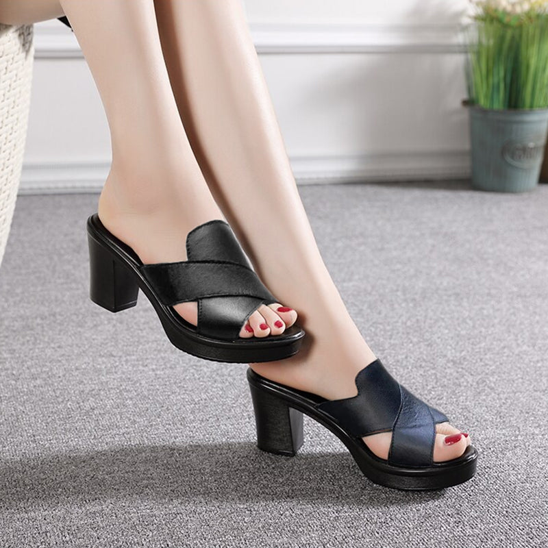 Victoria™ Sandales Féminines à Talon Élégance Moderne