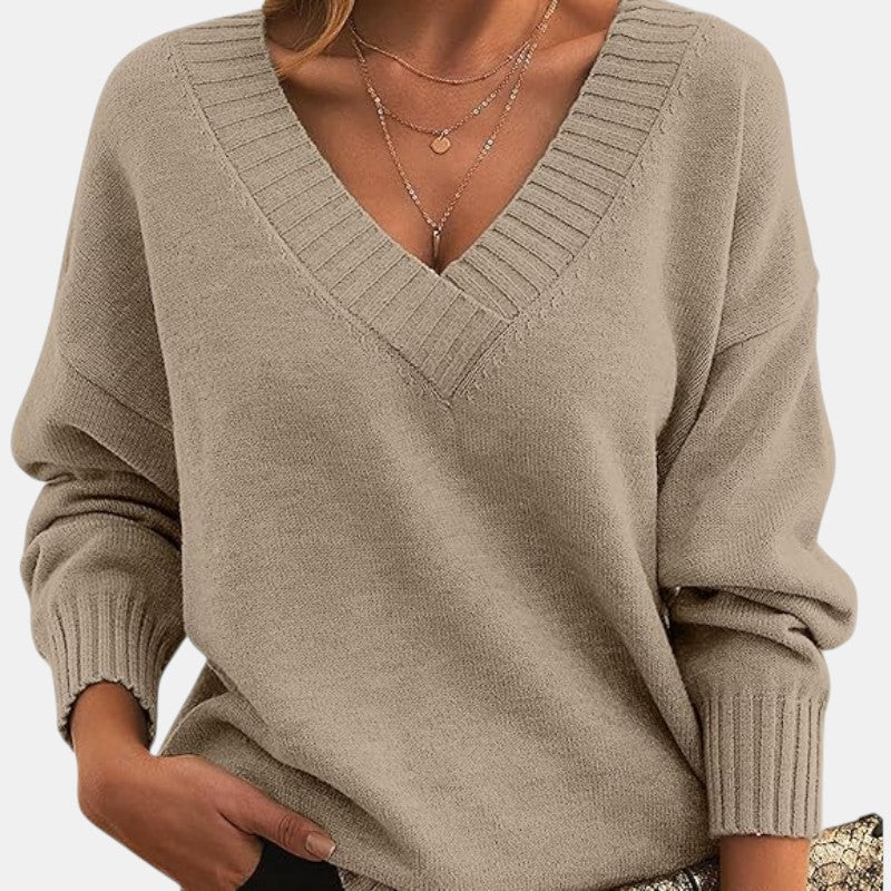 Lenia – Pull Élégant en Mélange de Cachemire