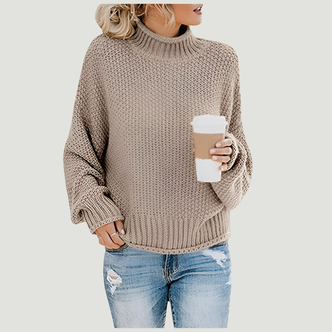 Amy - Pull Roulé Contemporain et Chaud