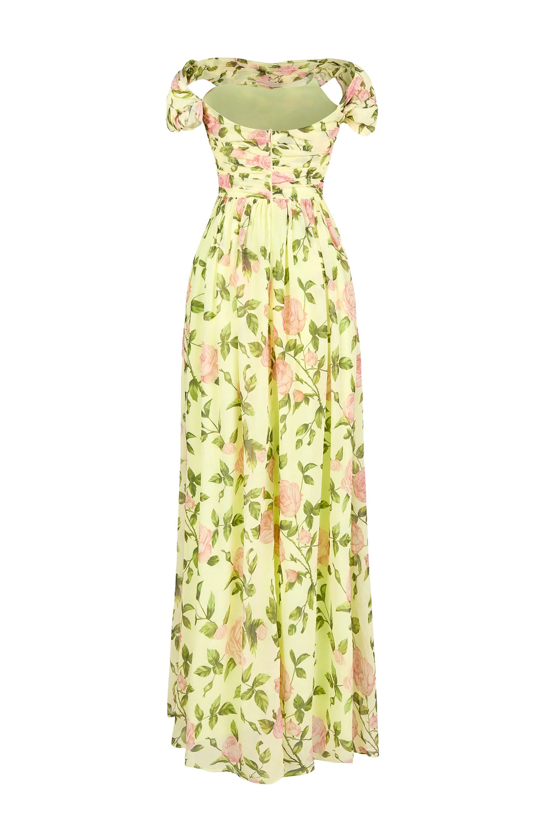 Rosalie | Robe Maxi Fleurie En Mousseline Élégante