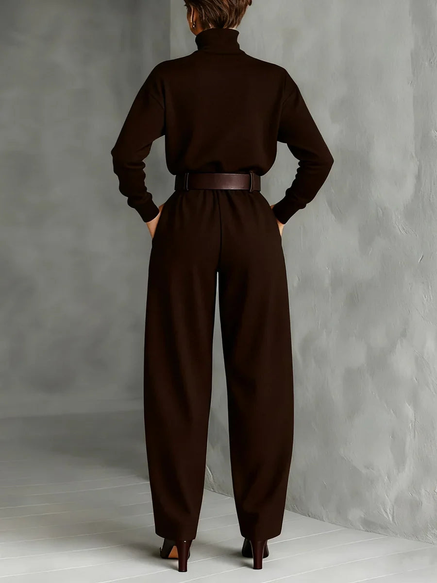 JULIET |  Ensemble col roulé & pantalon droit