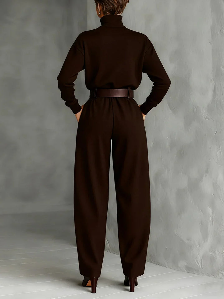 JULIET |  Ensemble col roulé & pantalon droit