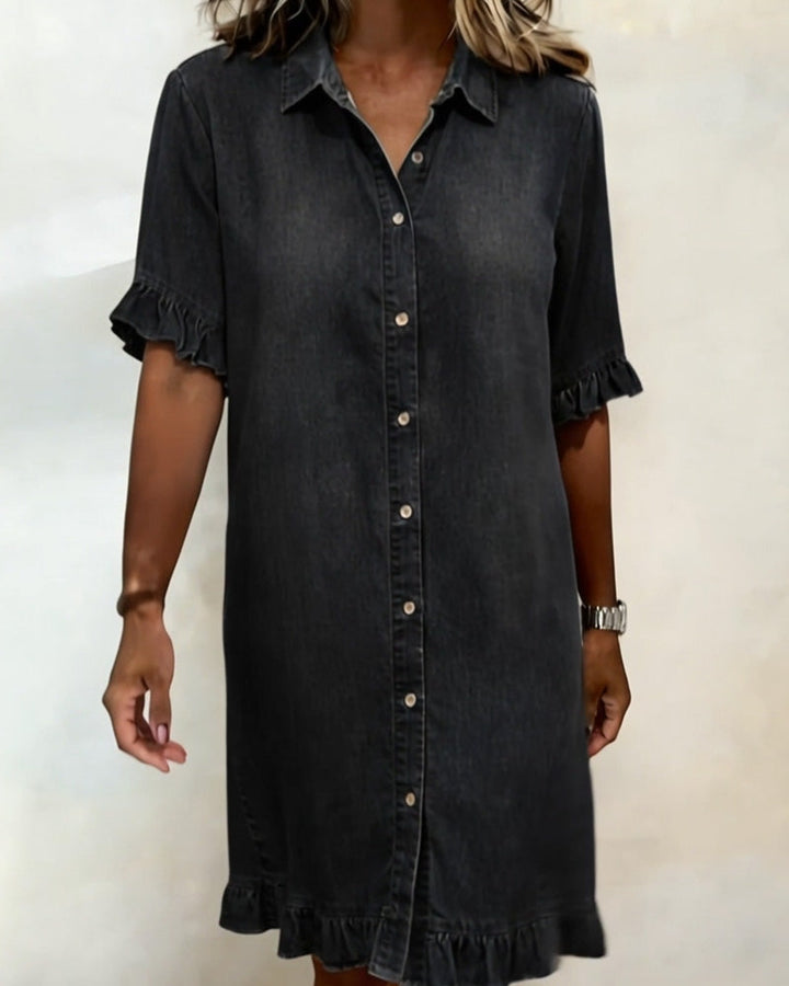 Lorena™ Robe Chemise Féminine Élégance Décontractée