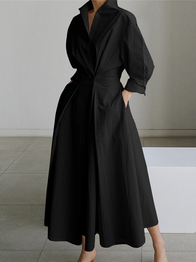 Béatrice™ | Robe longue fluide & flatteuse