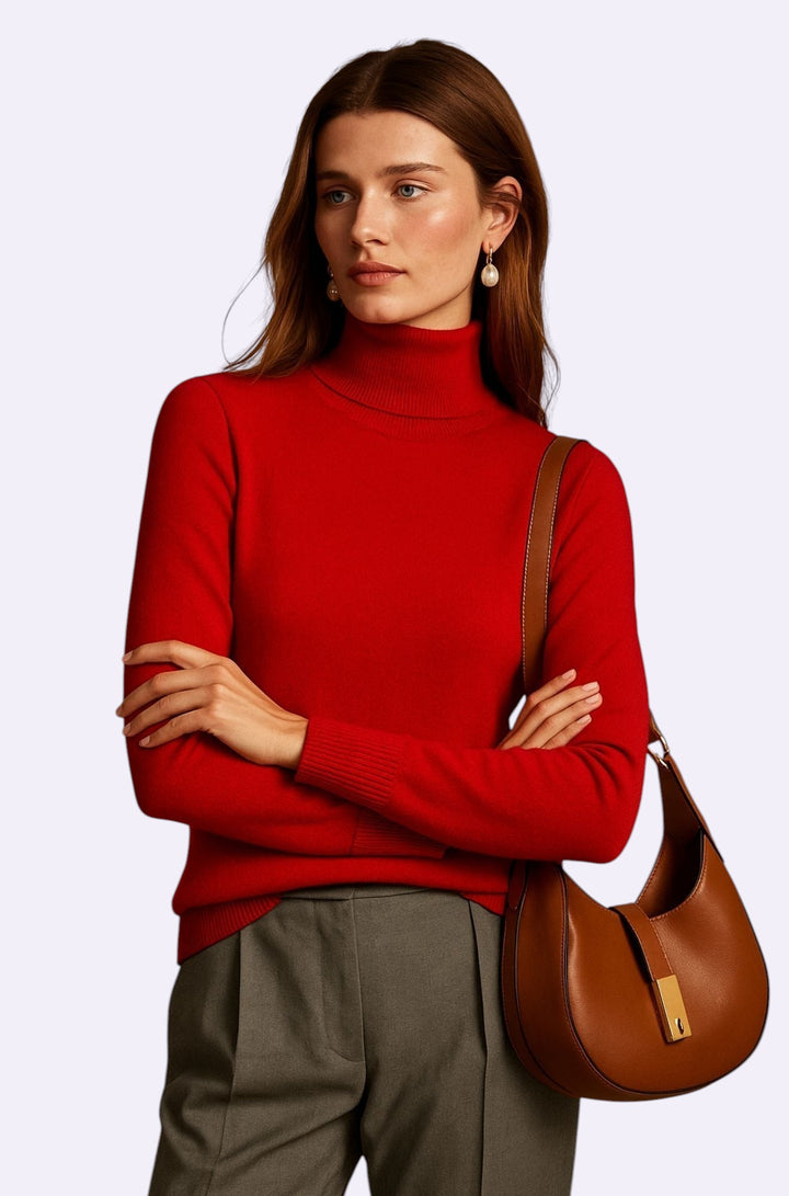 Amara - Pull Col Roulé Luxueux