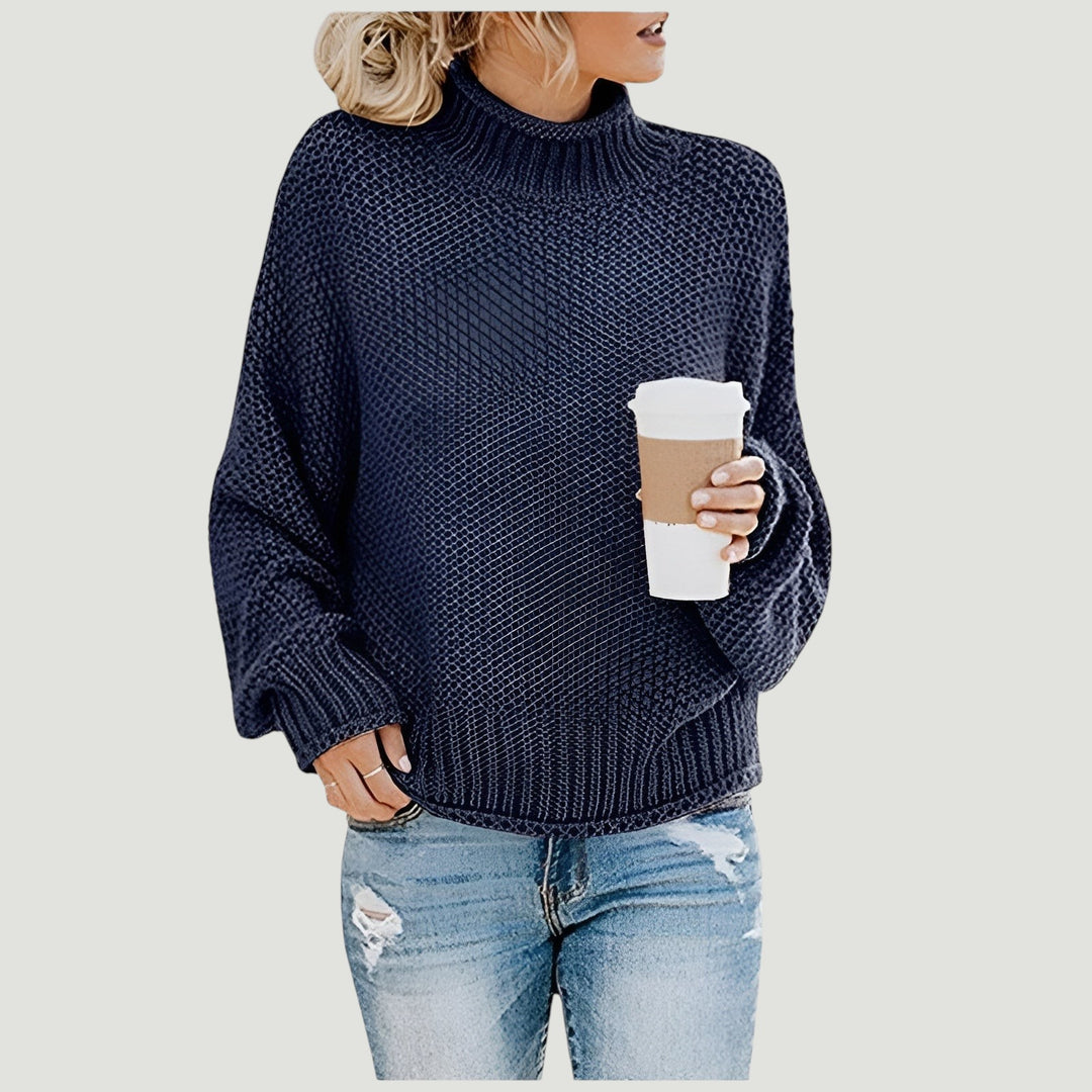 Amy - Pull Roulé Contemporain et Chaud