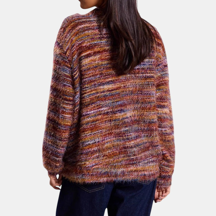 Mona - Gilet Multicolore Décontracté