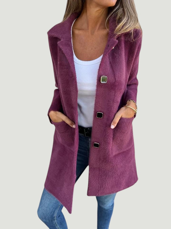 Margaux™ — Veste longue élégante au quotidien