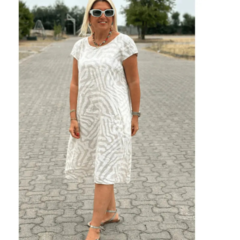 Louise ™ | Robe ludique à imprimé
