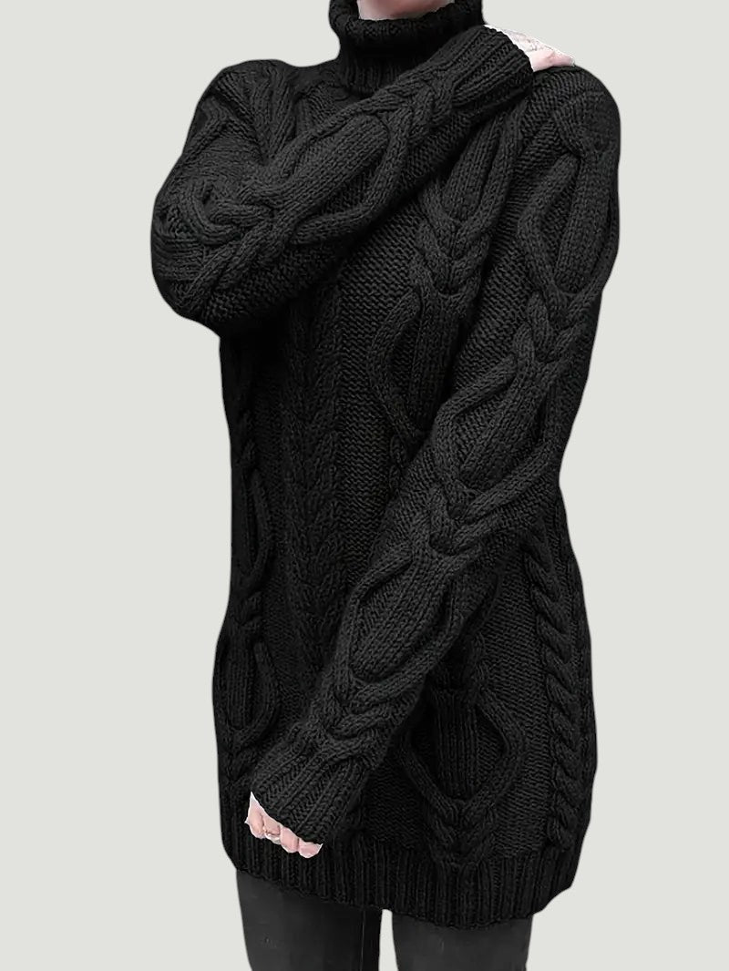 Narda - Élégante Robe Turtleneck