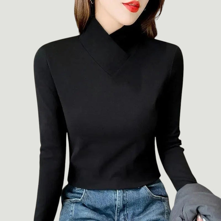 Liora - T-shirt Col Roulé Chic