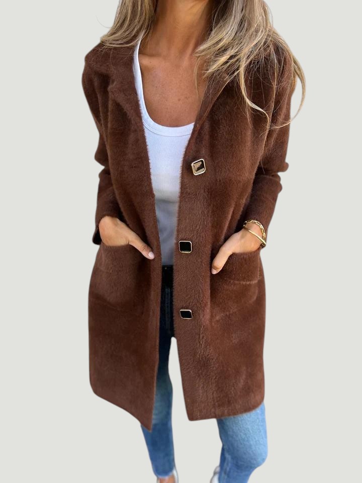 Margaux™ — Veste longue élégante au quotidien