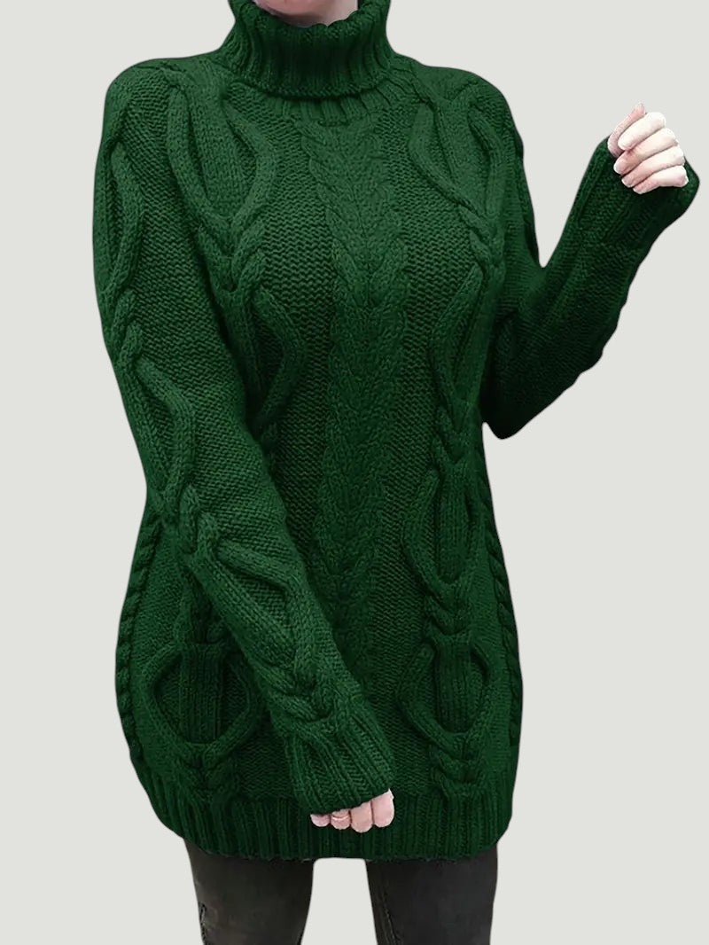 Narda - Élégante Robe Turtleneck