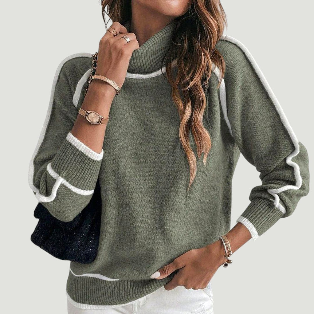 Kaylee - Pull Roulé Élégant