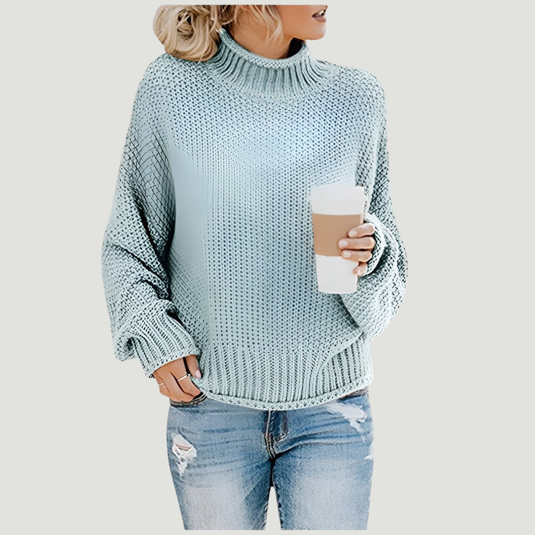 Amy - Pull Roulé Contemporain et Chaud