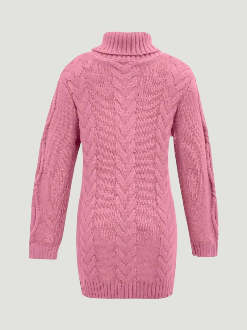 Narda - Élégante Robe Turtleneck