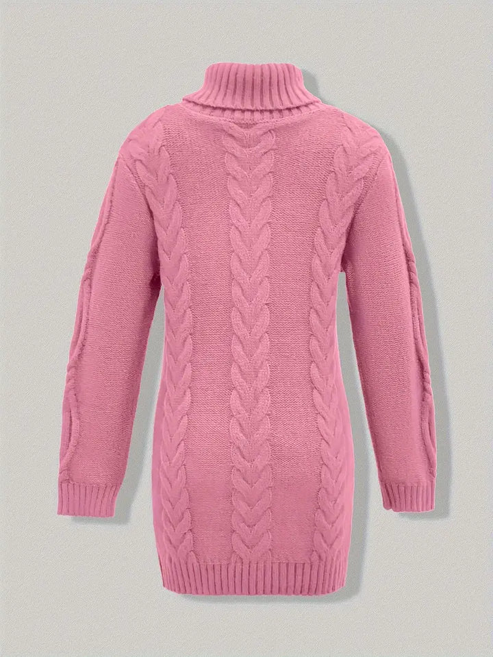 Narda - Élégante Robe Turtleneck