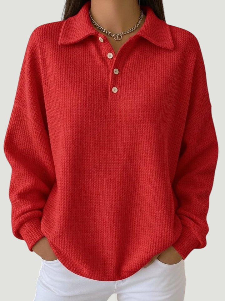 Ava - Pull Polo Doux Élégant