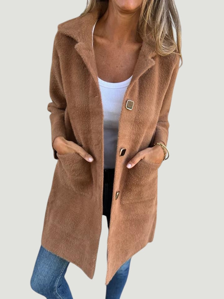 Margaux™ — Veste longue élégante au quotidien