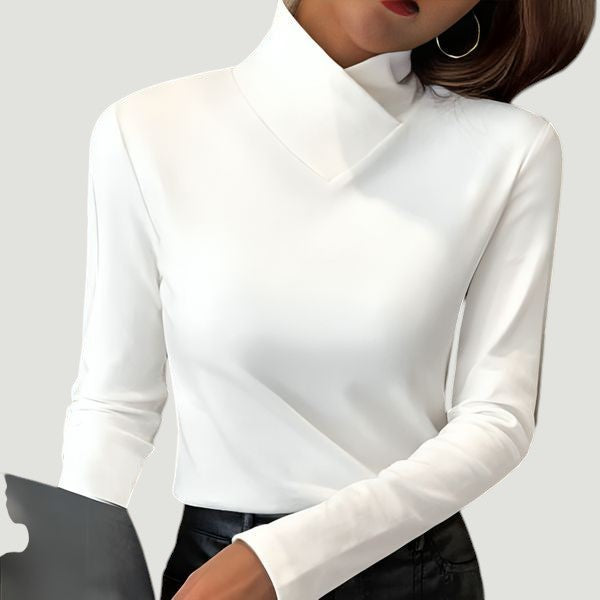 Liora - T-shirt Col Roulé Chic