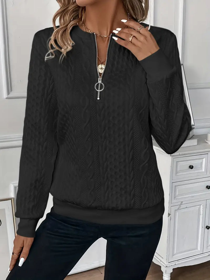 Lucia - Pull À Zip Élégant