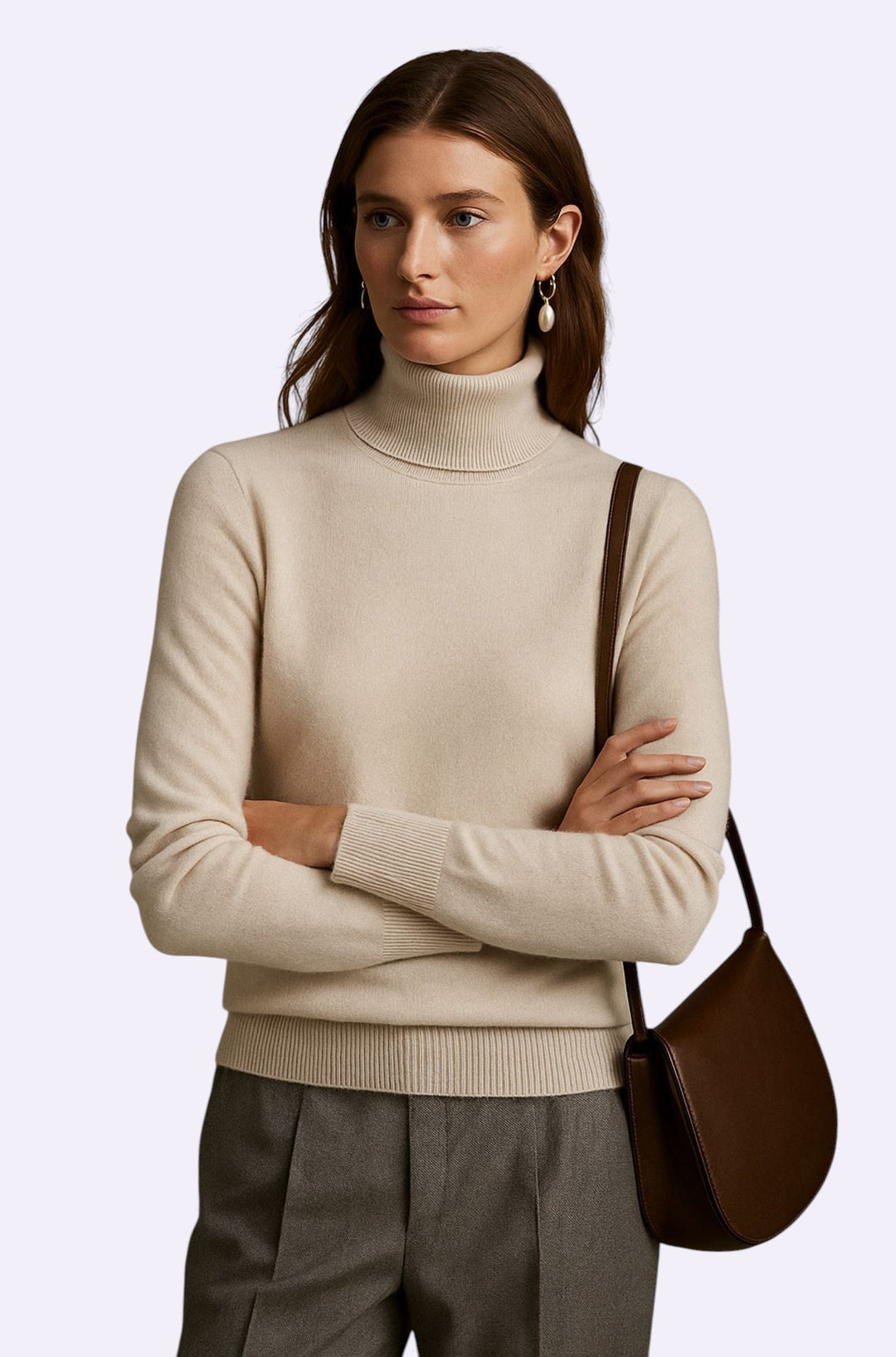 Amara - Pull Col Roulé Luxueux