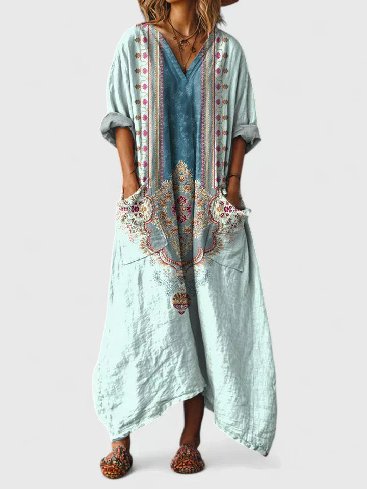 Camila™ Robe Féminine Imprimée Élégance Bohème