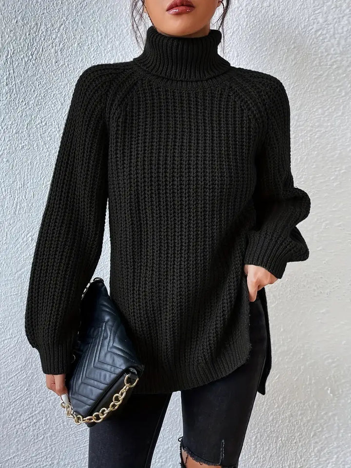 Lavande - Pull Roulé Luxe