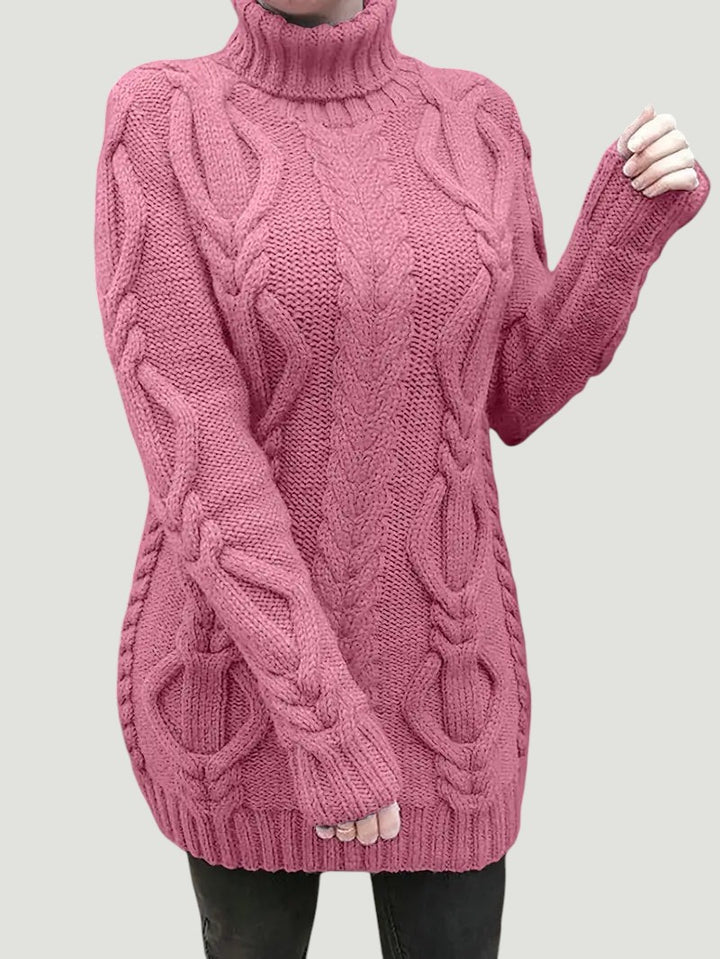 Narda - Élégante Robe Turtleneck