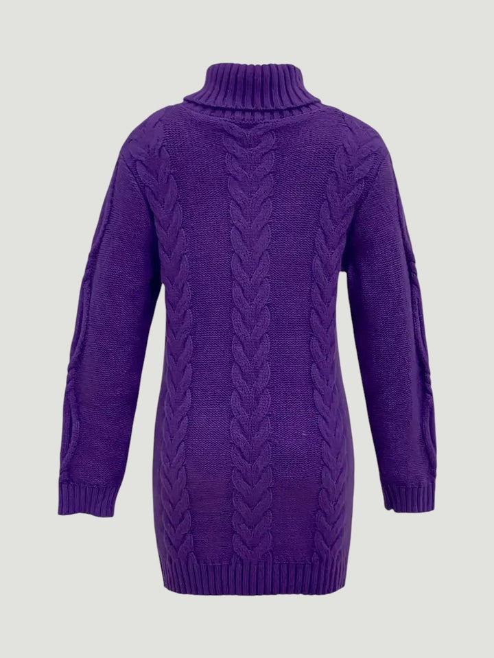 Narda - Élégante Robe Turtleneck