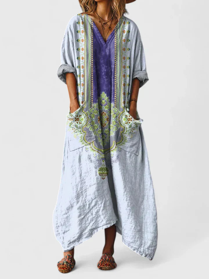Camila™ Robe Féminine Imprimée Élégance Bohème