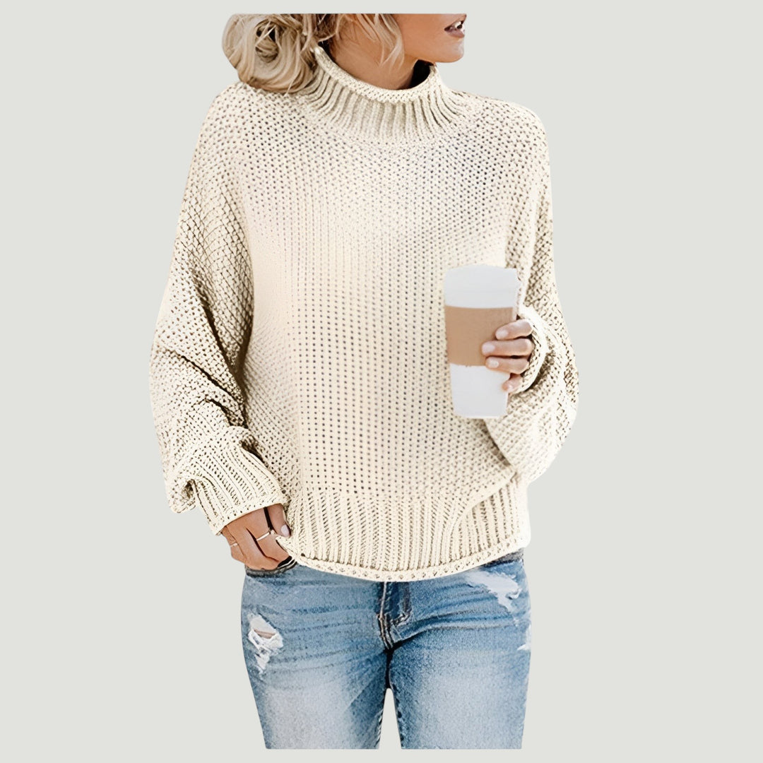 Amy - Pull Roulé Contemporain et Chaud