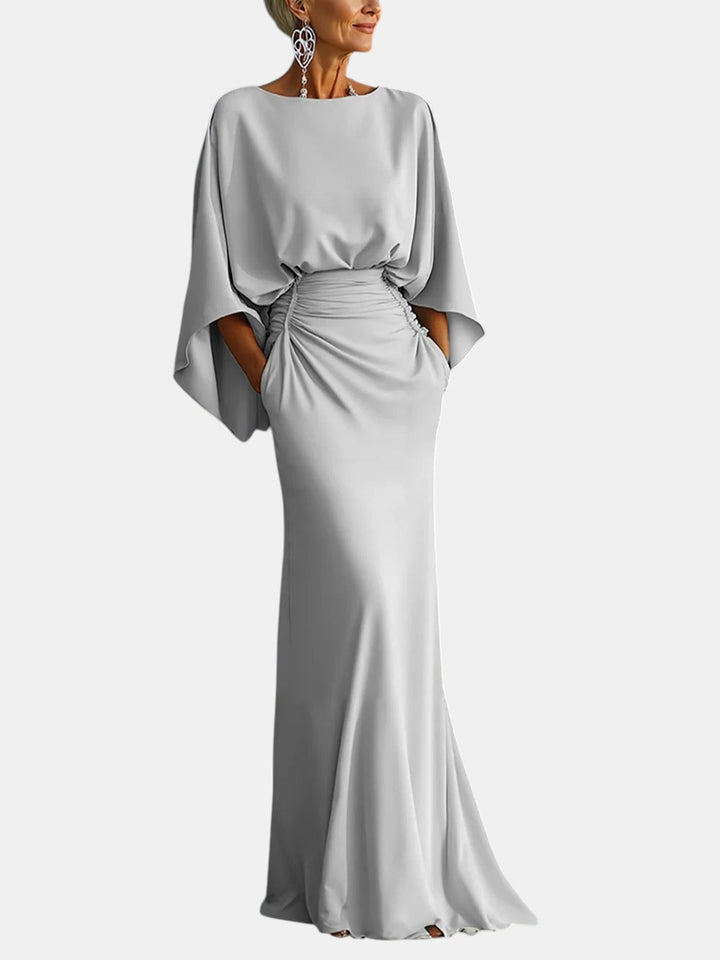 Clara | Robe élégante avec décolleté en V, sans manches et dos nu