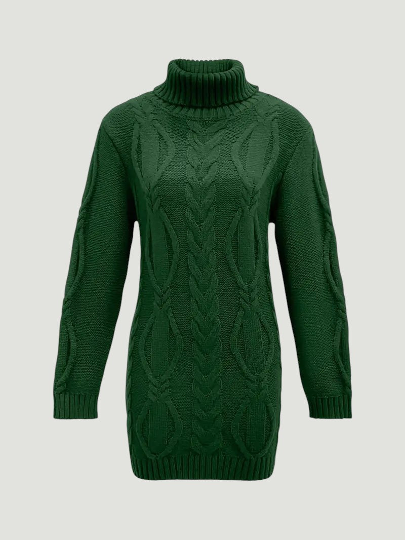 Narda - Élégante Robe Turtleneck