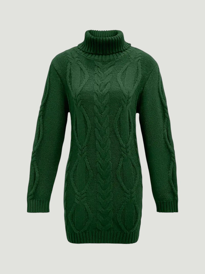 Narda - Élégante Robe Turtleneck