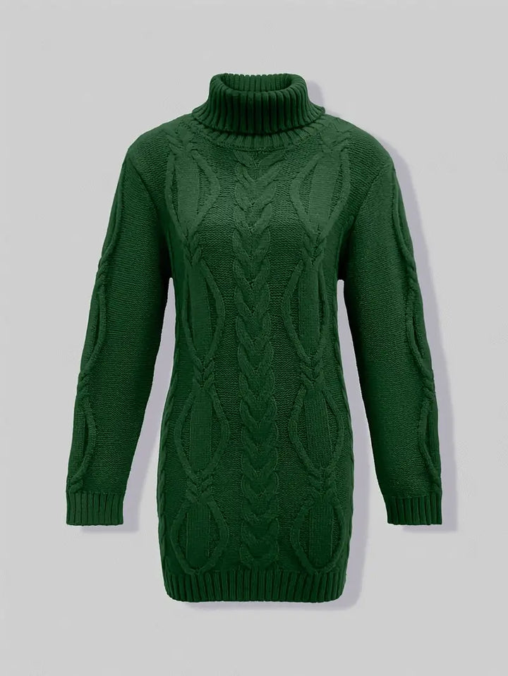 Narda - Élégante Robe Turtleneck