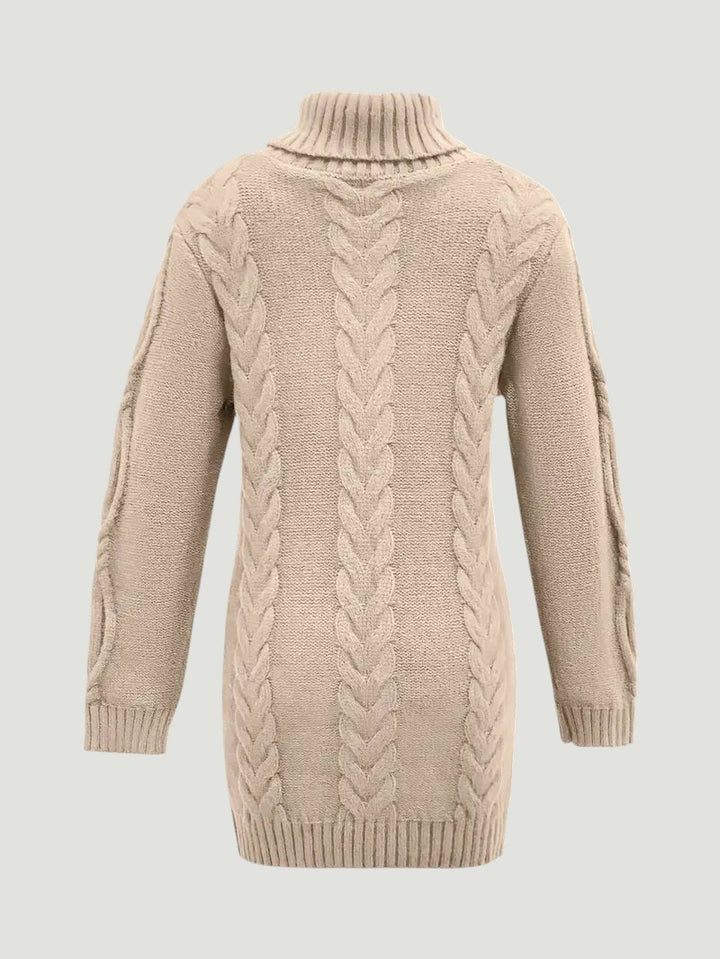 Narda - Élégante Robe Turtleneck