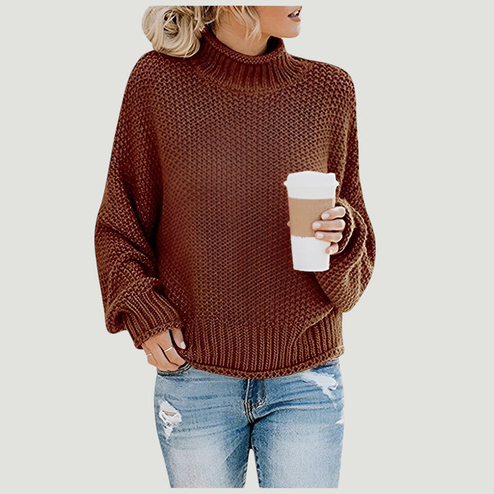 Amy - Pull Roulé Contemporain et Chaud