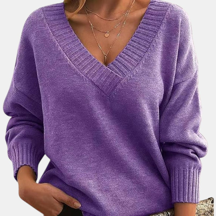 Lenia – Pull Élégant en Mélange de Cachemire