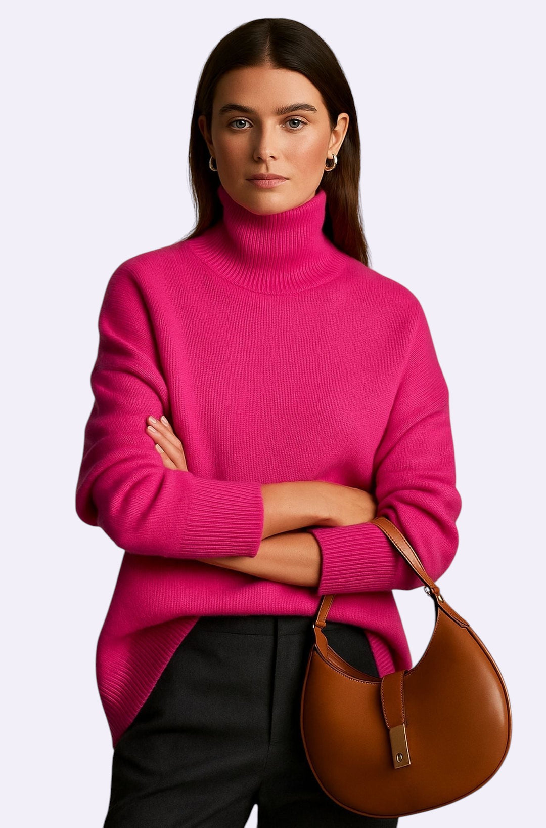 Sixtine™ Pull Féminin Col Roulé Élégance Intemporelle
