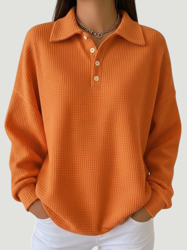 Ava - Pull Polo Doux Élégant