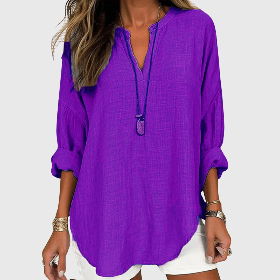 Lenara™ | Chemise de Plage Élégante et Flottante