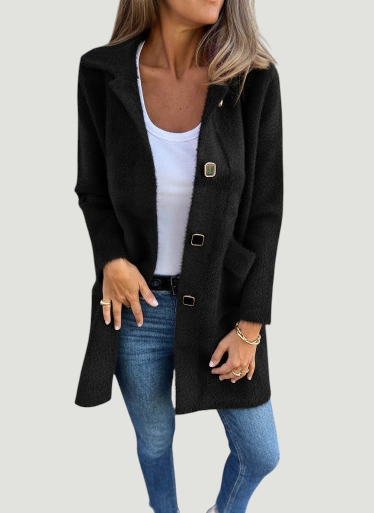 Margaux™ — Veste longue élégante au quotidien