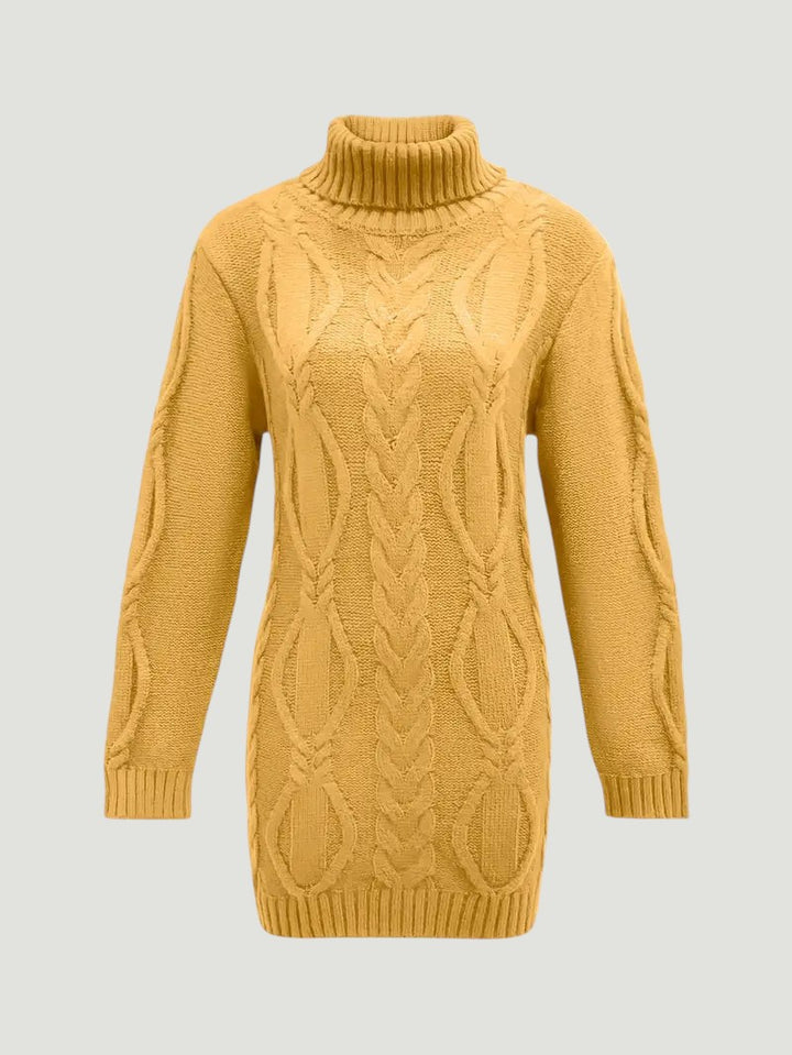 Narda - Élégante Robe Turtleneck